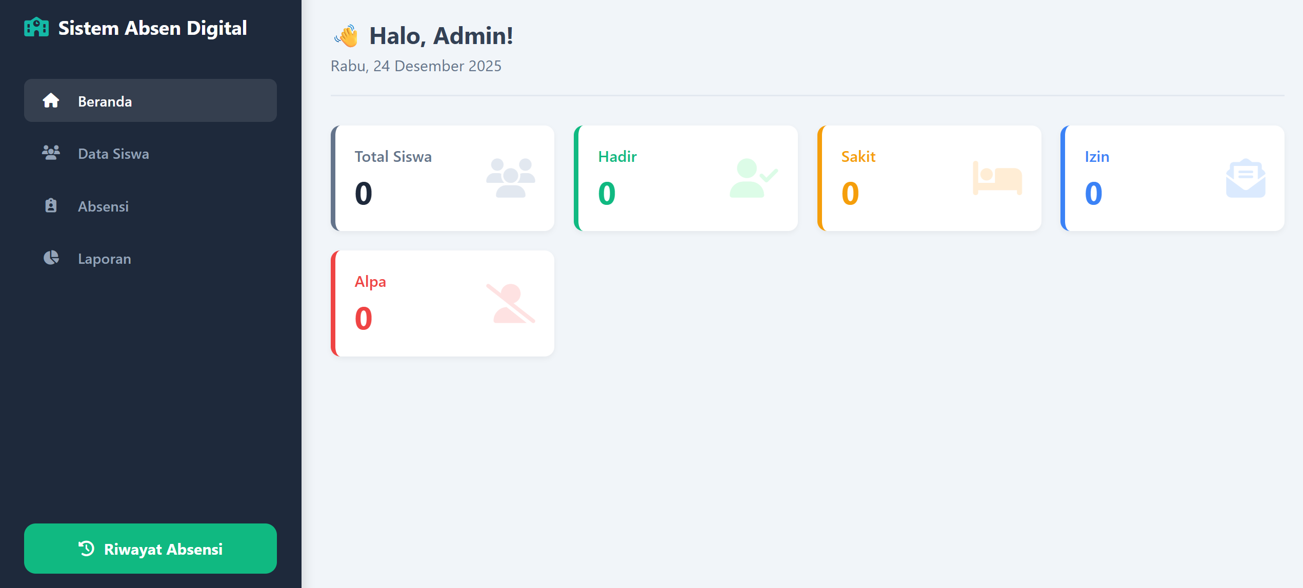 Preview Aplikasi Absensi