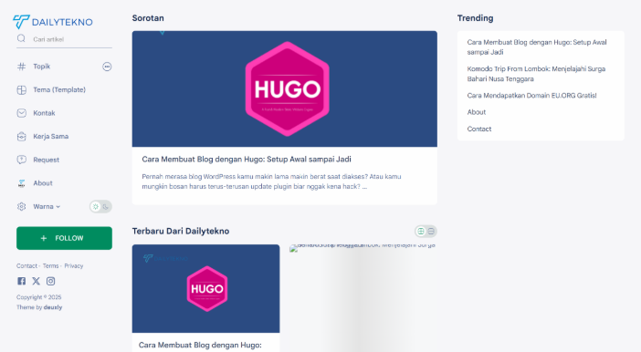 Igniel Clone Blogger Template
